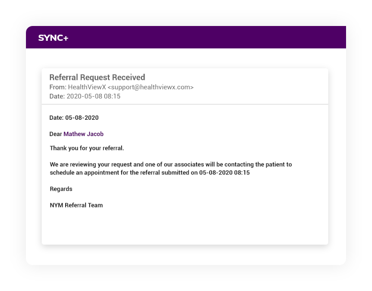 Appointment-Scheduling-Reminders with HealthViewX referral plus